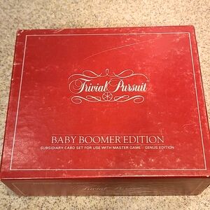 GAME Trivial Pursuit - Baby Boomer Edition to use with Master game Vintage 1983